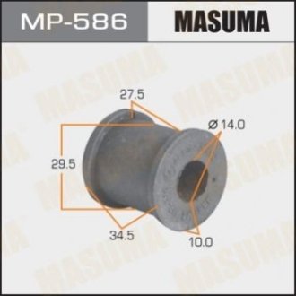 Втулка стабілізатора /rear/ #T195, SV42, SXV25 к-т2шт. - Masuma MP586