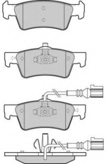 Комплект тормозных колодок дисковый тормоз - Fremax FBP1553 (фото 1)