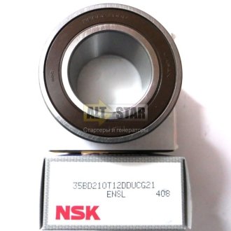 Подшипник компрессора кондиционера 35X62X28 - NSK 35BD210T12DDUCG21 (фото 1)