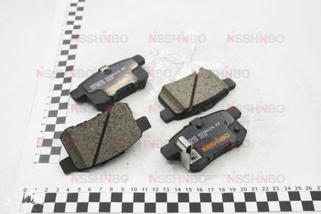 Комплект колодок для дисковых тормозов - Nisshinbo NP8009 (фото 1)