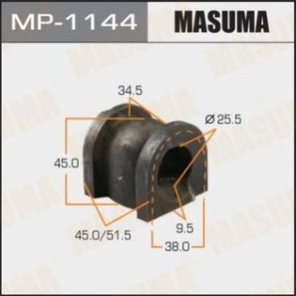 Втулка стабілізатора HONDA ACCORD 08- передня. - Masuma MP1144