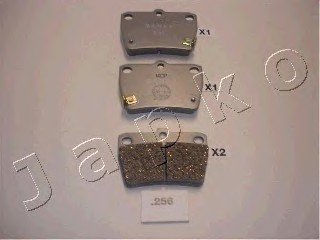 Колодки тормозные дисковые Chery Tiggo 1.6 (10-14),Toyota Rav 4 ii 1.8 (00-05) (JAPKO 51256