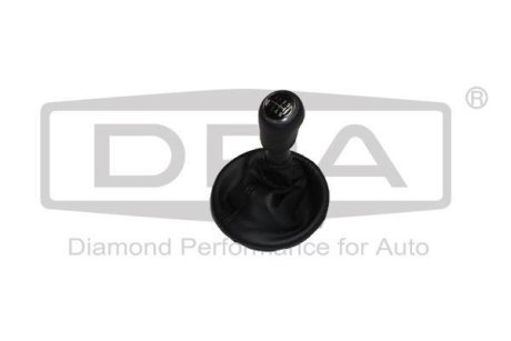 Ручка КПП с пыльником черный 6 ступ VW T5 (03-15) DPA 77111239102