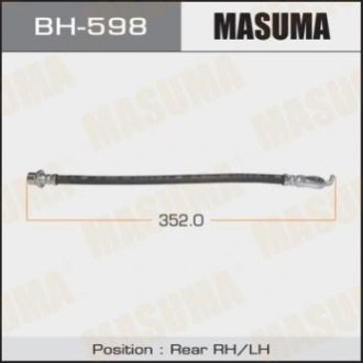 Шланг тормозной - Masuma BH598 (фото 1)