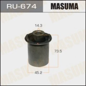 Сайлентблок NISSAN/ PATHFINDER/ R51M rear - Masuma RU674