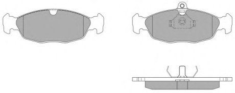 Комплект тормозных колодок, дисковый тормоз Fremax FBP0758 (фото 1)