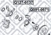 Подшипник передн ступ (к-т) MAZDA 626 GE 91-/MX-6 91-/626 KOMBI 4WD GV8 92-/MAZDA 6 GG 2002-2007/CARENS 1.8i 16V 00.08-/ Q-FIX Q127-0137 (фото 1)