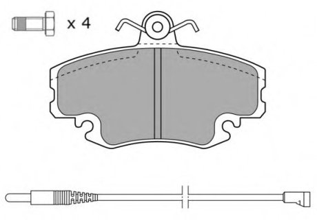 Комплект тормозных колодок дисковый тормоз - Fremax FBP0920