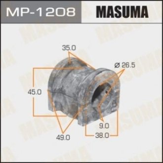 Втулка подвески (уп.2 шт) - Masuma MP1208