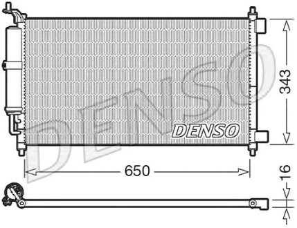 Радиатор кондиционера Denso DCN46007 (фото 1)