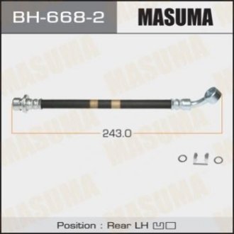 Шланг тормозной Masuma BH6682