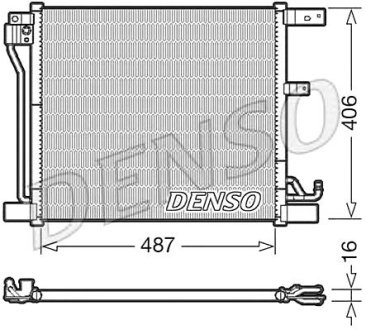 Радіатор кондиціонера Denso DCN46018 (фото 1)