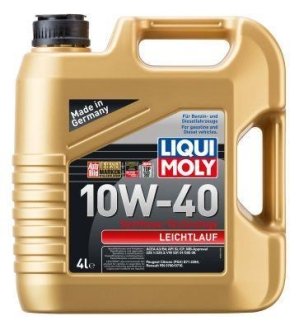 Олія моторна Leichtlauf 10W-40 (4 л) LIQUI MOLY 9501