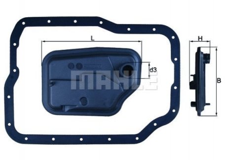 Фільтр АКП Mazda 3 1.4/1.6/2.0 03-09/6 1.8-2.5 02- / KNECHT MAHLE HX149D