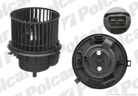Моторчик вентилятора салону Ford Tranzit 2.0-3.2D 06.94-08.14 POLCAR 3246NU1 (фото 1)