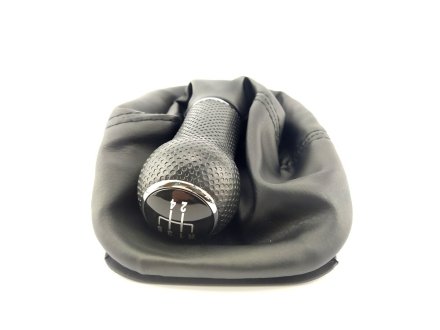 Ручка КПП с пыльником черный 5 ступ VW Bora (99-02),Golf (98-06) D DPA 77110362802 (фото 1)