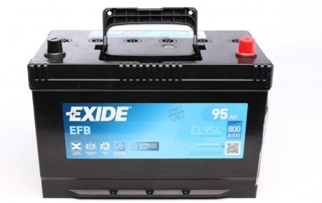 Аккумулятор 95Ah-12v EFB (306х173х222).R.EN800 EXIDE EL954 (фото 1)