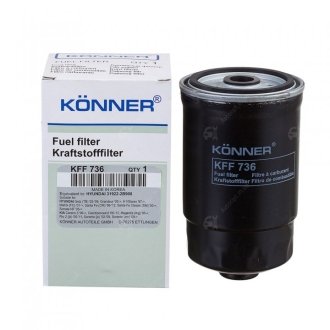 Фильтр очистки топлива дизельный корпусный (без провода) Kцnner KӦNNER KFF-736