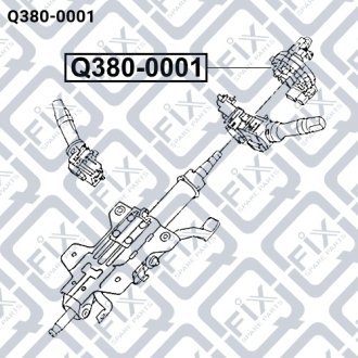 Контактная группа air-bag HYUNDAI ELANTRA (SD) 2011- Q-FIX Q380-0001 (фото 1)