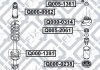 Пильовик задній аморт MITSUBISHI LANCER CS 2000-2009 Q-FIX Q000-0062 (фото 1)