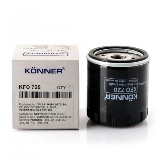 Фільтр оливний двигуна KONNER KӦNNER KFO-720