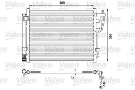 Радиатор кондиционера VL VALEO 814070 (фото 1)