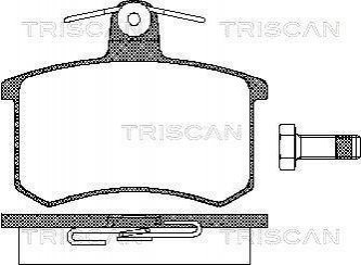 Тормозные колодки для дисковых тормозов TRISCAN 8110 10116