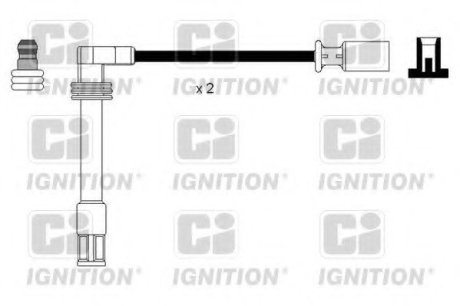 Комплект проводов зажигания Quinton Hazell XC1119 (фото 1)