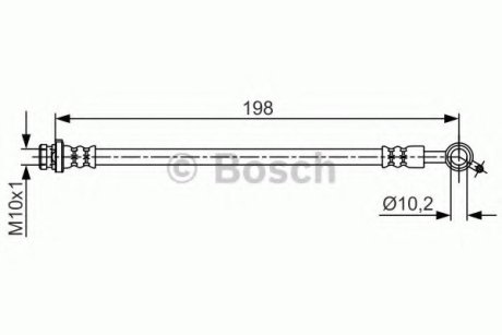 Гальмівний шланг Bosch 1987481712