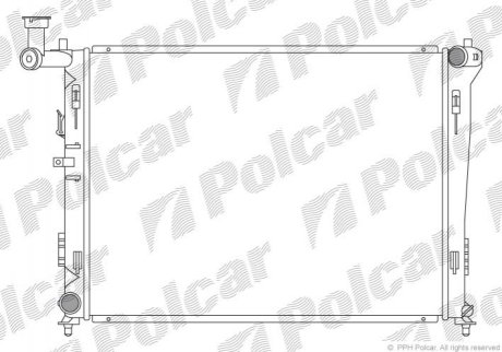 Радиаторы охлаждения POLCAR 401508-1