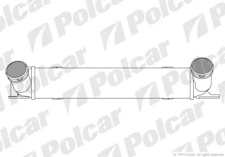 Радиаторы воздуха (Интеркулеры) POLCAR 2001J8-1