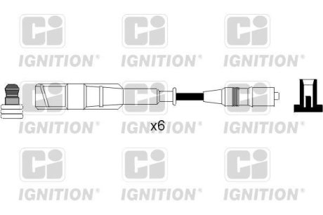 Комплект проводов зажигания Quinton Hazell XC528