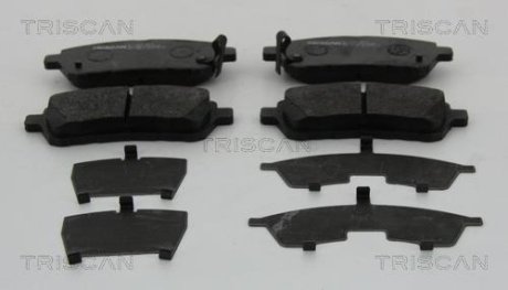 Тормозные колодки для дисковых тормозов TRISCAN 8110 10578 (фото 1)