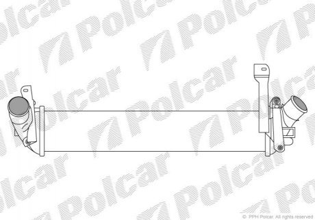 Радиаторы воздуха (Интеркулеры) POLCAR 6060J8-2