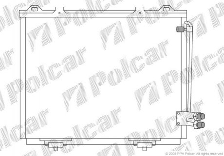 Радиаторы кондиционера POLCAR 5015K8C1
