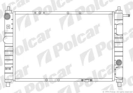 Радиаторы охлаждения POLCAR 290208-A