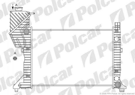Радиаторы охлаждения POLCAR 506208A1 (фото 1)