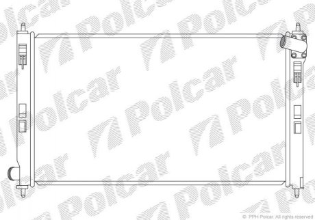 Радиаторы охлаждения POLCAR 523408-1 (фото 1)