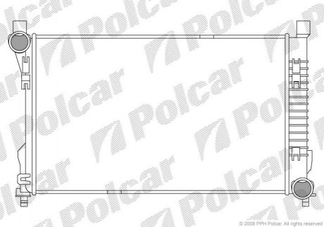 Радиаторы охлаждения POLCAR 500308-1 (фото 1)