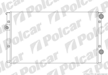 Радиатор охлаждения POLCAR 953808B5