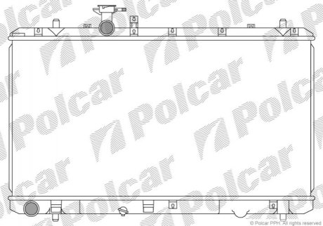 Радиатор охлаждения POLCAR 743508-1