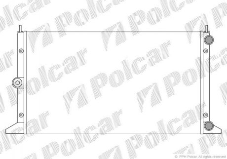 Радиатор охлаждения POLCAR 324008A3 (фото 1)