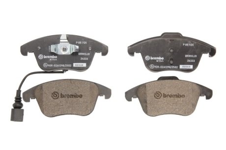 Тормозные колодки дисковые BM Brembo P85112X (фото 1)