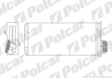 Радиаторы обогрева POLCAR 6041N8-1 (фото 1)
