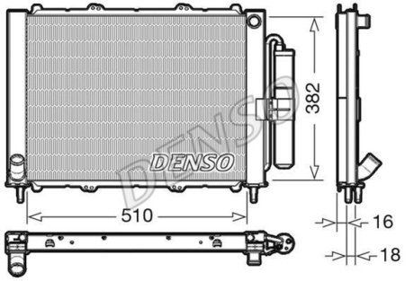 Радіатор кондиціонера Denso DRM23103