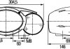 Основная фара; Основная фара Hella 1EB 996 167-041 (фото 2)