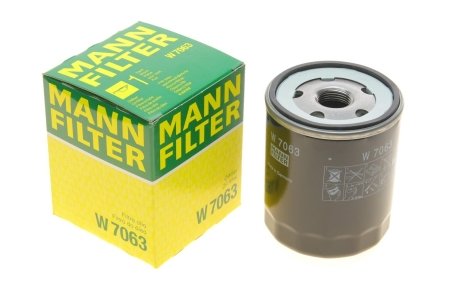 Фильтр масляный -FILTER MANN W7063