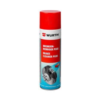 Очисник гальмівної системи Würth Brake Cleaner Plus, спрей, 500мл Wurth 089010810