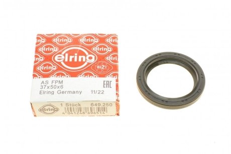 Уплотняющее кольцо, коленчатый вал Elring 649.250 (фото 1)