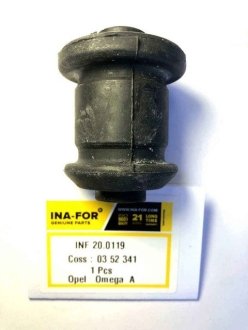 Сайлентблок (задній) переднього важеля Opel Omega INA-FOR INF 20.0119 (фото 1)